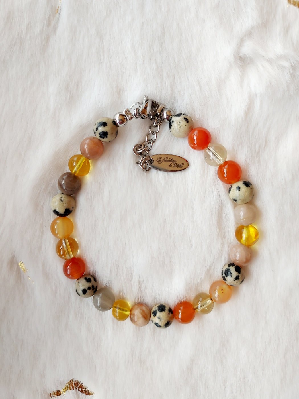 Bracelet de litho : Joie