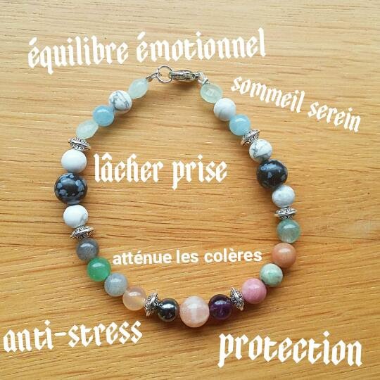 Bracelet personnalisé lithothérapie