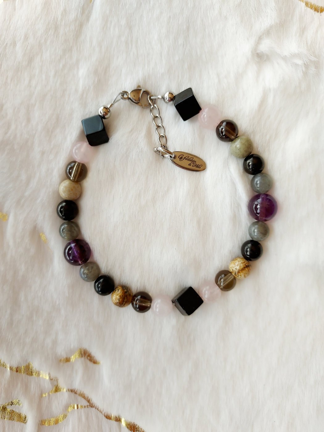 Bracelet de litho : Deuil / chagrin