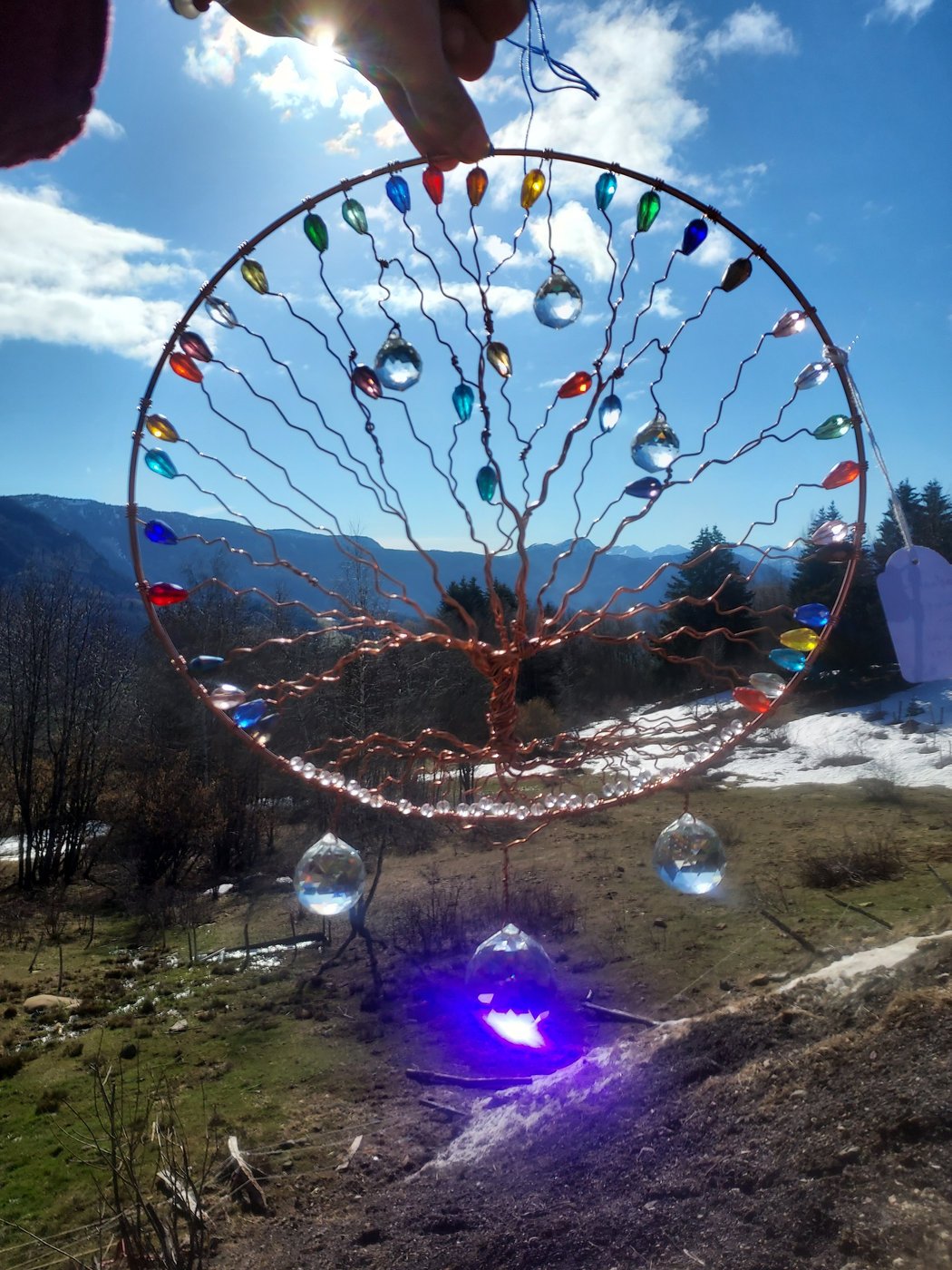 Capteur de lumière « Arbre des mémoires »
